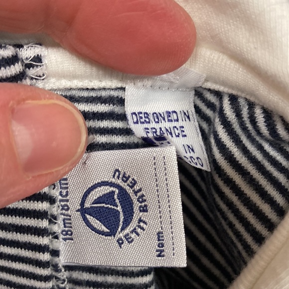 Baby Girls Milleraies Striped Dress with Peter Pan Collar 18m - Picture 6 of 8